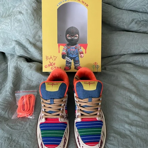 Cold Sins x Travis Scott Chucky the Slayer lows Sneakers - Picture 8 of 13